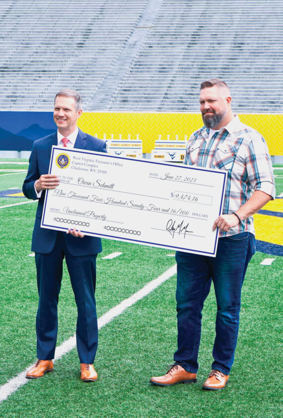 Schmitt receives check for unclaimed property News, Sports, Jobs